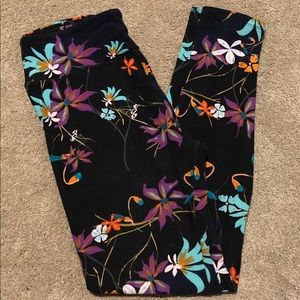 LuLaRoe one size leggings floral
